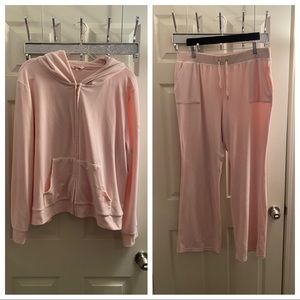 Baby pink Juicy Couture tracksuit